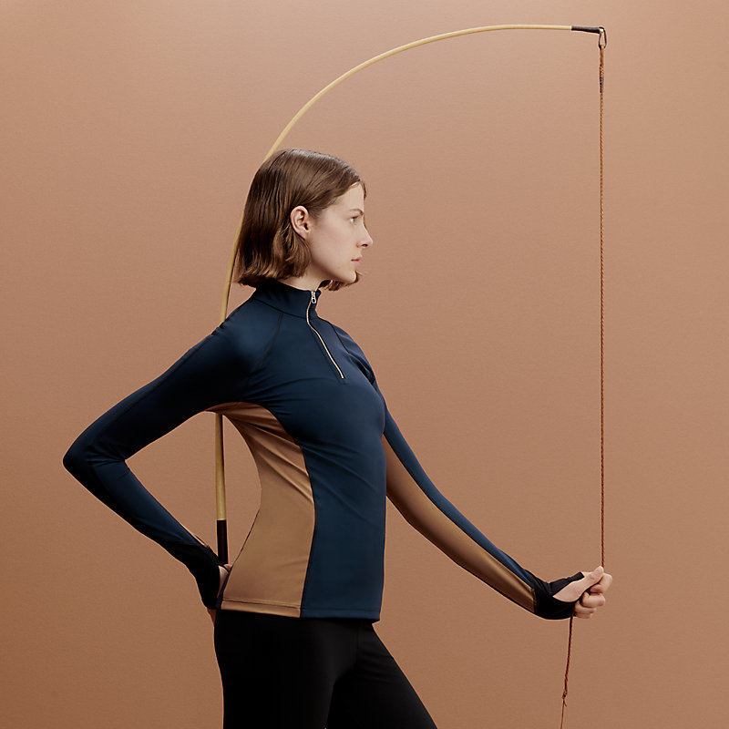 Stretching long-sleeve t-shirt | Hermès USA